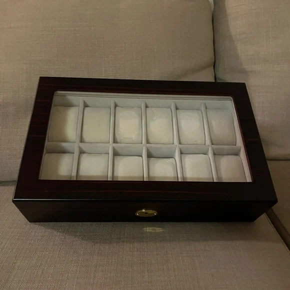 Cherry watch case watch box